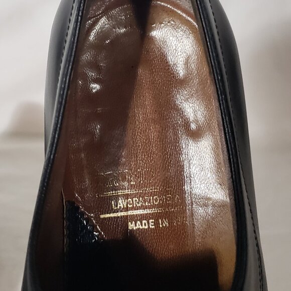 Bruno Magli Made in Italy Genuine Alligator Leather Men\'s Dress Shoe Black 8.5M main image 11